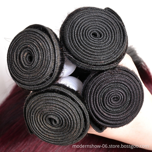 10 A grade brazilian human hair weave color 99j , color 99j hair weave red braiding hair , 99j remy hair weaving